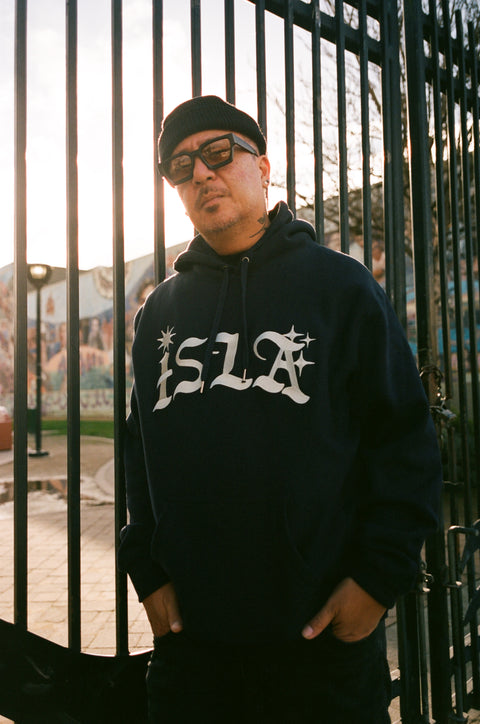 OG Logo Navy Pullover Hoodie